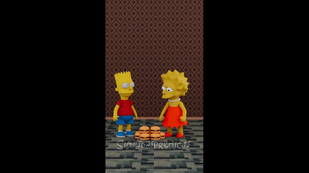 Bartโs Sneaky Burger Heist! ๐๐ #shorts #funny