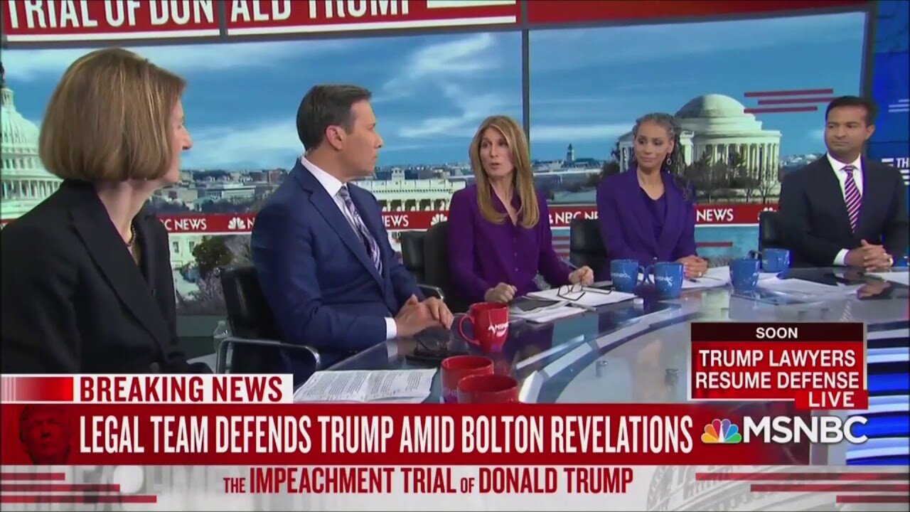 Flat Earth in the minds of MSNBC 2020 ✅