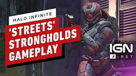 Halo Infinite Multiplayer - 'Streets' Gameplay - Strongholds - IGN First
