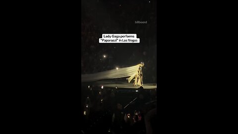performs "Paparazzi" in Las Vegas
