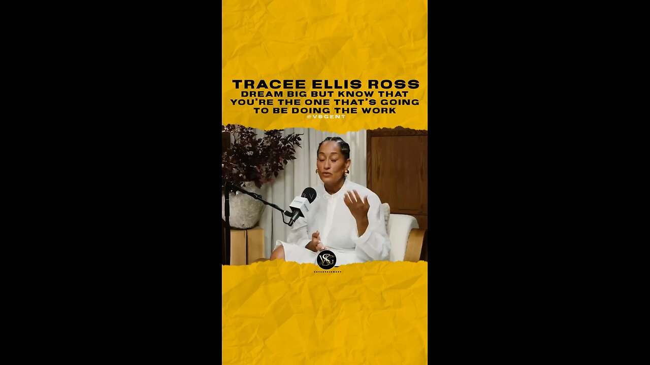 @traceeellisross Dream big but know that you’re the one that’s going to be doing the work