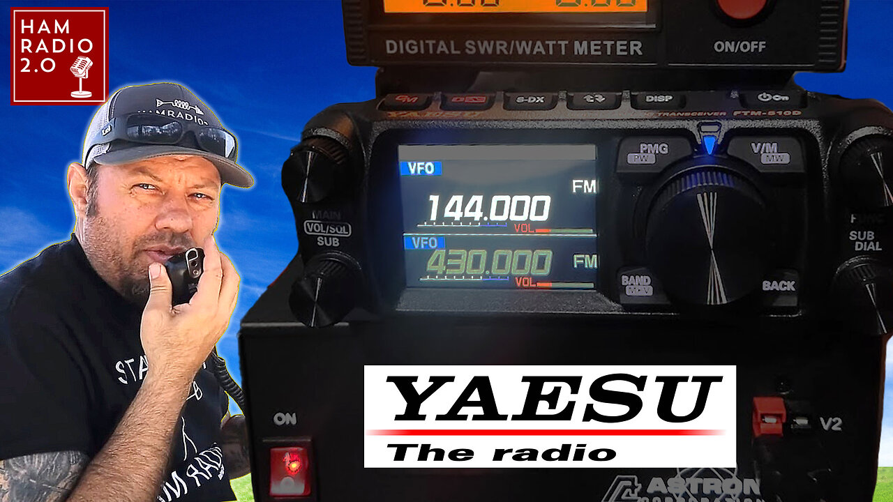 Yaesu FTM-510Rasp FIRST LOOK with John Kruk