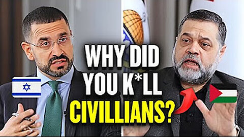 Reporter CONFRONTS hamas leader.