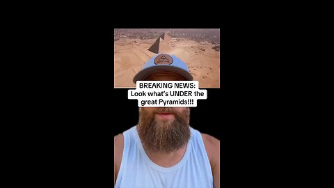 LOOK WHAT IS UNDER THE GREAT PYRAMIDS!🍿🐸🇺🇸 SHARE!