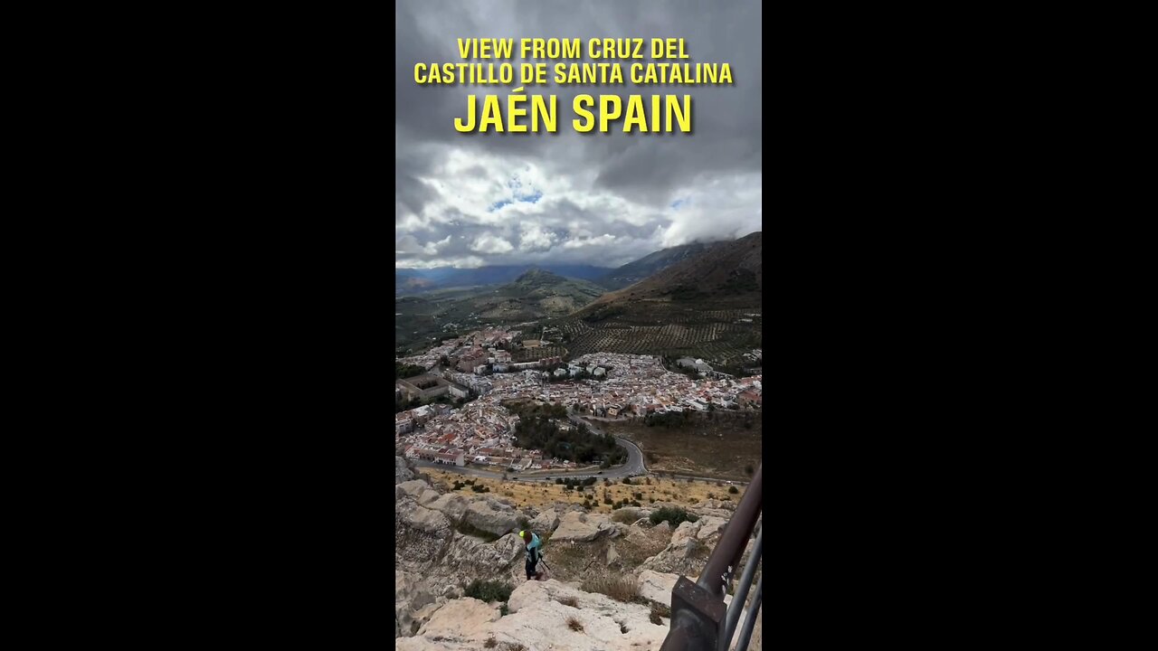 Exploring Jaén Spain: View from Cruz del Castillo de Santa Catalina