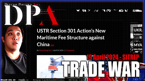 [ Trade War SITREP ] New PORT FEES targeting ONLY CHINA - to deliberately boost US Shipbuilding...