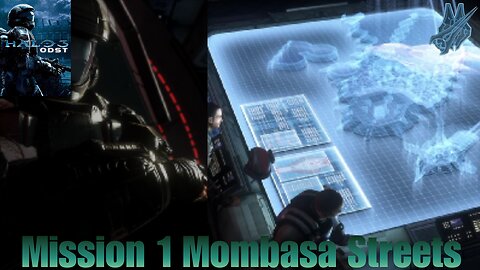 Halo 3 ODST Playthrough Mission 1 Mombasa Streets