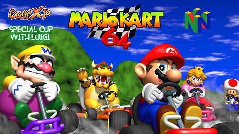 Luigi Races Rainbow Road (N64) | Special Cup Gameplay 150cc | Mario Kart 64