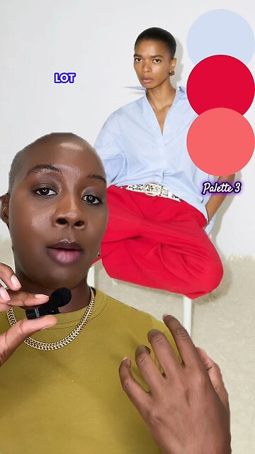 Palette 3 for this blue & red color combo by Mikara Reid