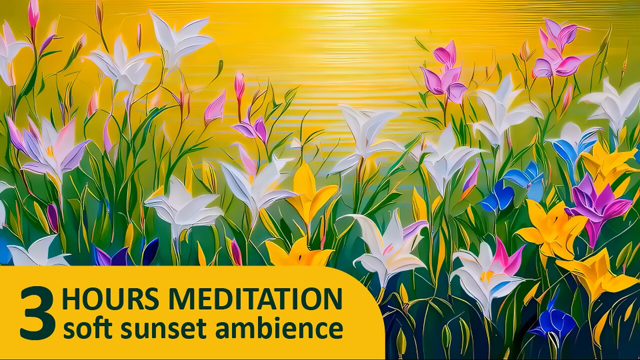 ❤️3 Hours of Peace | 4K Sleep Meditation Background | Study Focus | Beach Ambience ASMR Tingles