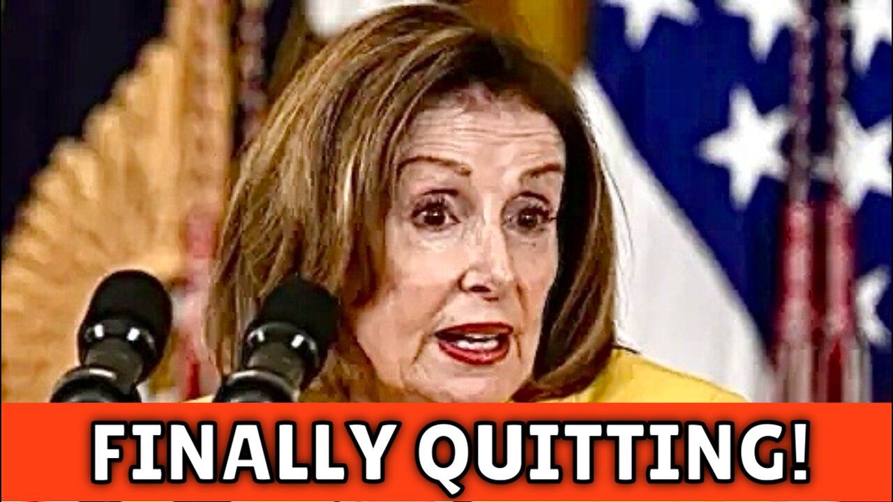 NANCY PELOSI just released a Retirement Announcement Video Today!