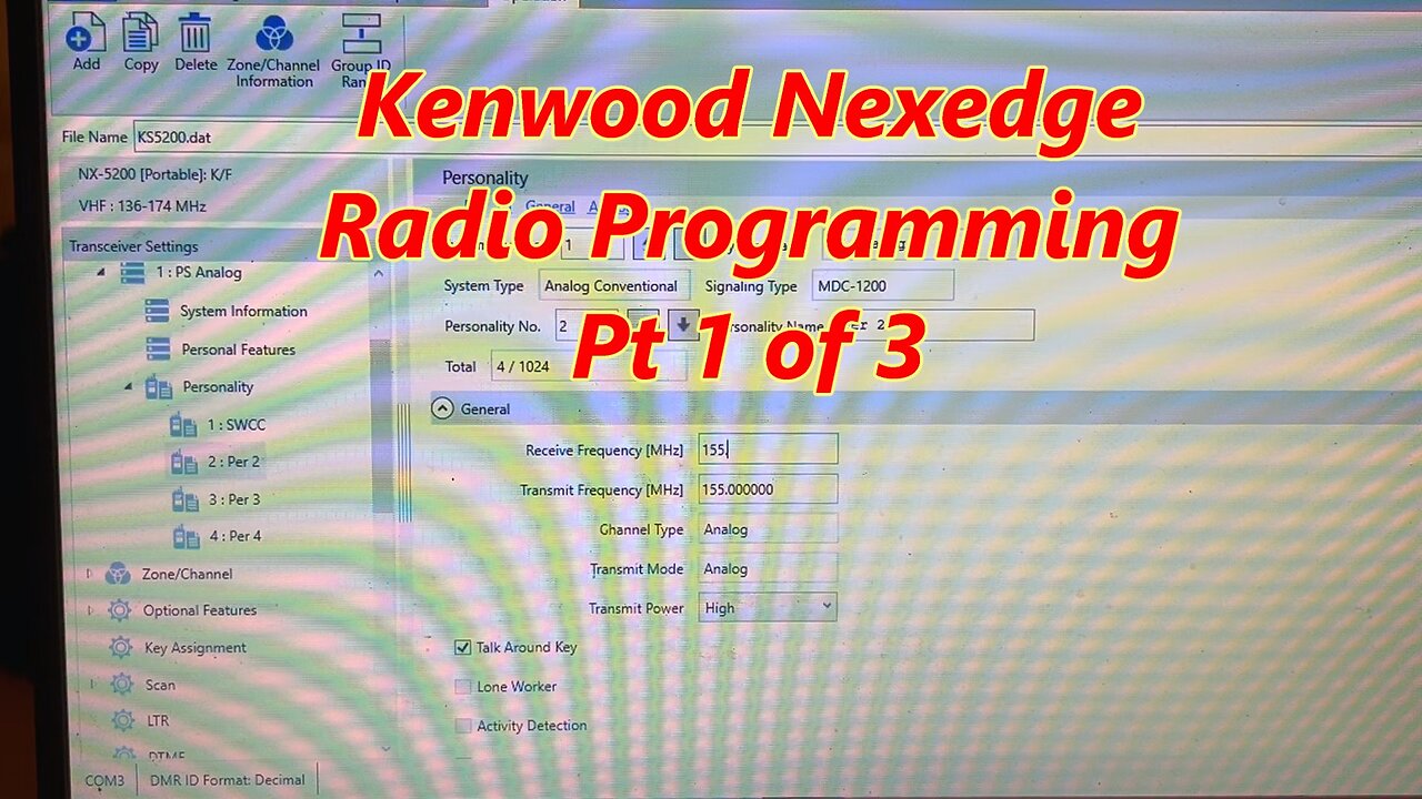 Kenwood Nexedge Programming Pt 1 of 3