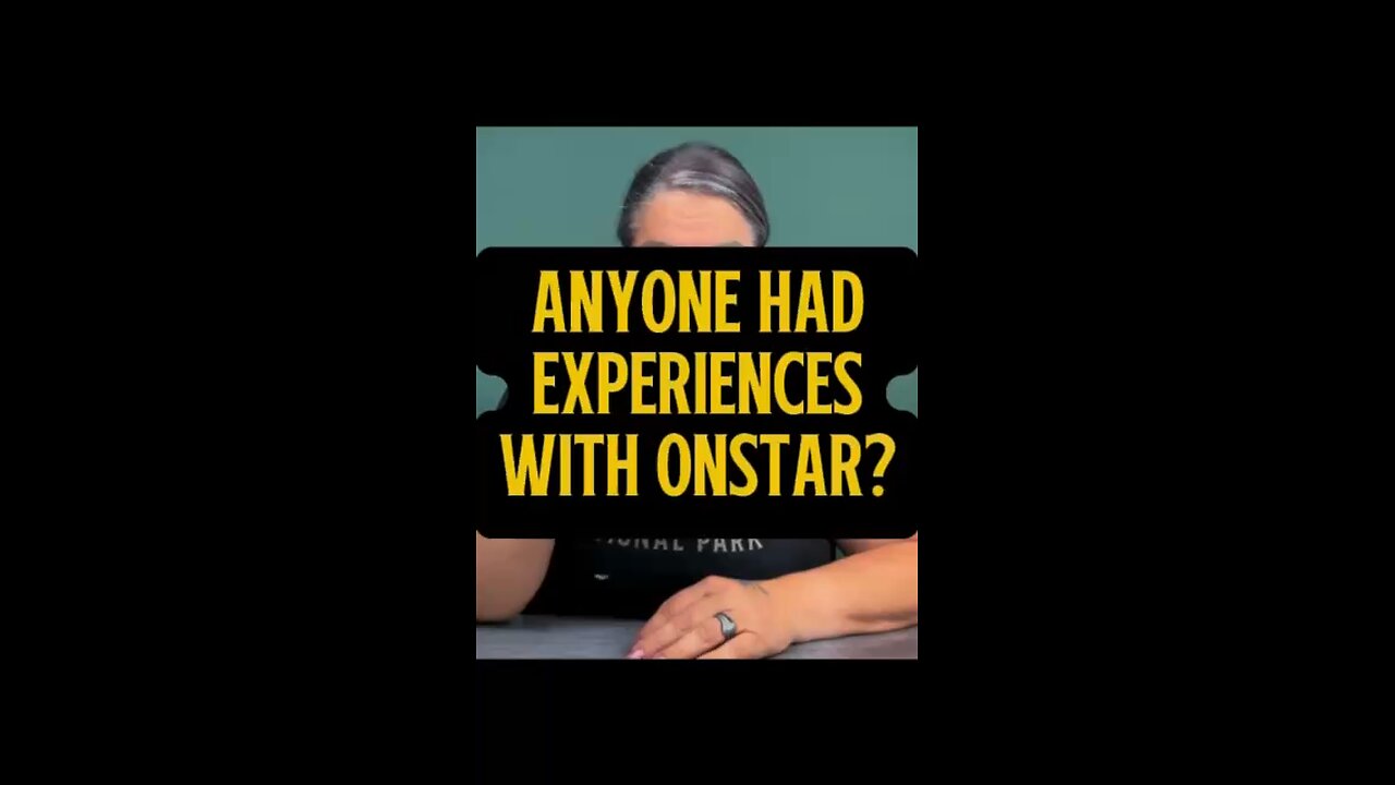 Anyone Had Experiences With OnStar? 🤔