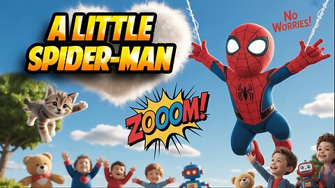 A Little Spider-Man | Fun Cartoon Adventure for Kids!