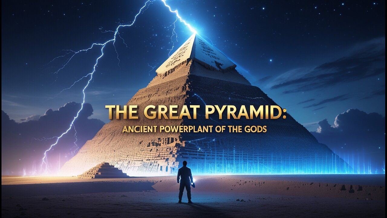 What if the Great Pyramid of Giza wasn’t a tomb… but a powerplant?