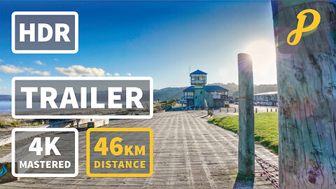 Winter Gravel Cycling 245 - Trentham to Petone Return Ride | 4K TRAILER