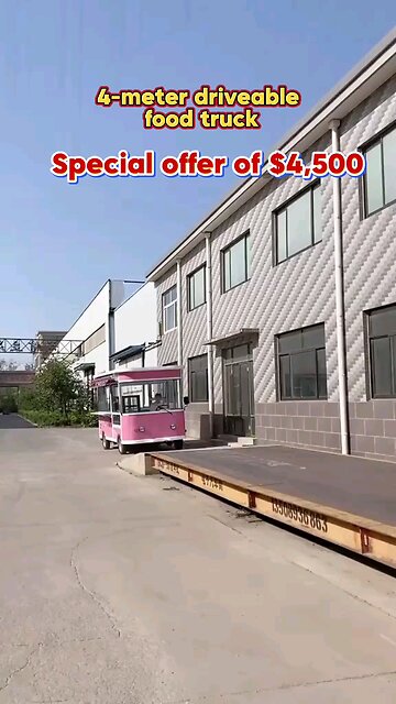 Drive able 4 meters food truck #foodtruck #trailer #foodtruck #lol #truck #smallbusiness #streetfood
