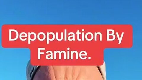 Depopulation by famine