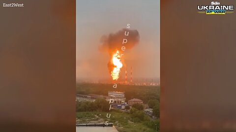 Huge mushroom cloud erupts over Russian plant after massive Ukrainian strike in blow to Putin