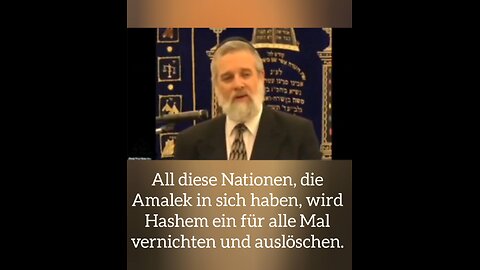 Rabbi sagt: Wir Juden sollen Deutschland vernichten