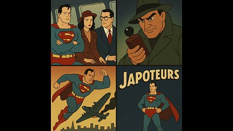 Superman in Japoteur (1942) – Wartime Sabotage Cartoon!