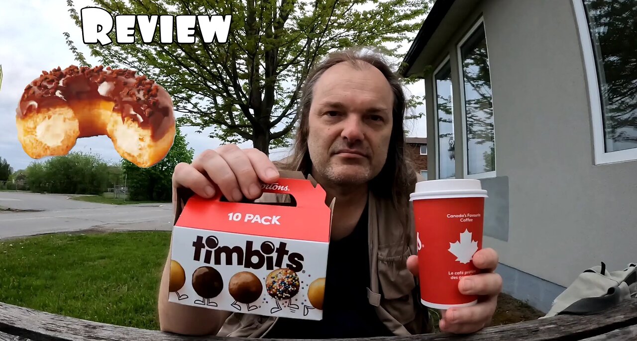 Tim Hortons Chocolate Marshmallow Filled Ring + Caramel Toffee latte Review