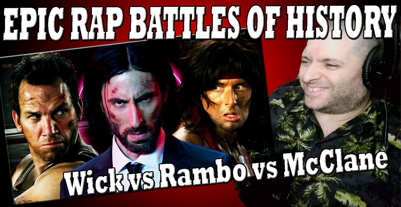 John Wick vs John Rambo vs John McClane | Epic Rap Battles| The Ultimate Hitman Faceoff! 🕶️