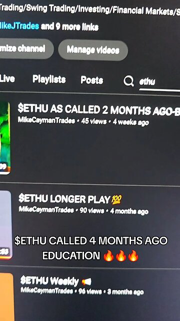 $ETHU AS CALLED 🔥🔥🔥