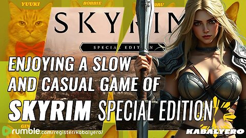 🔴 Skyrim Special Edition 🎮 Enjoying a Slow and Casual Game of Skyrim! 🙏 Thank You For Watching