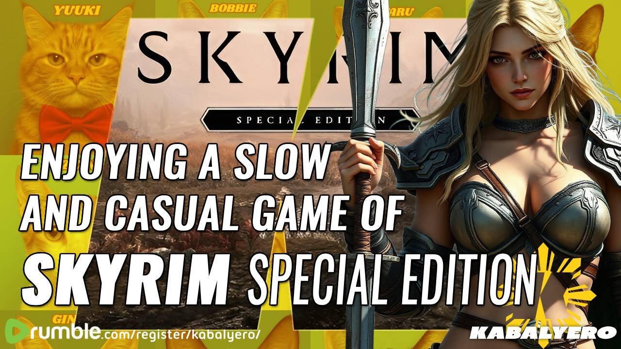🔴 Skyrim Special Edition 🎮 Enjoying a Slow and Casual Game of Skyrim! 🙏 Thank You For Watching