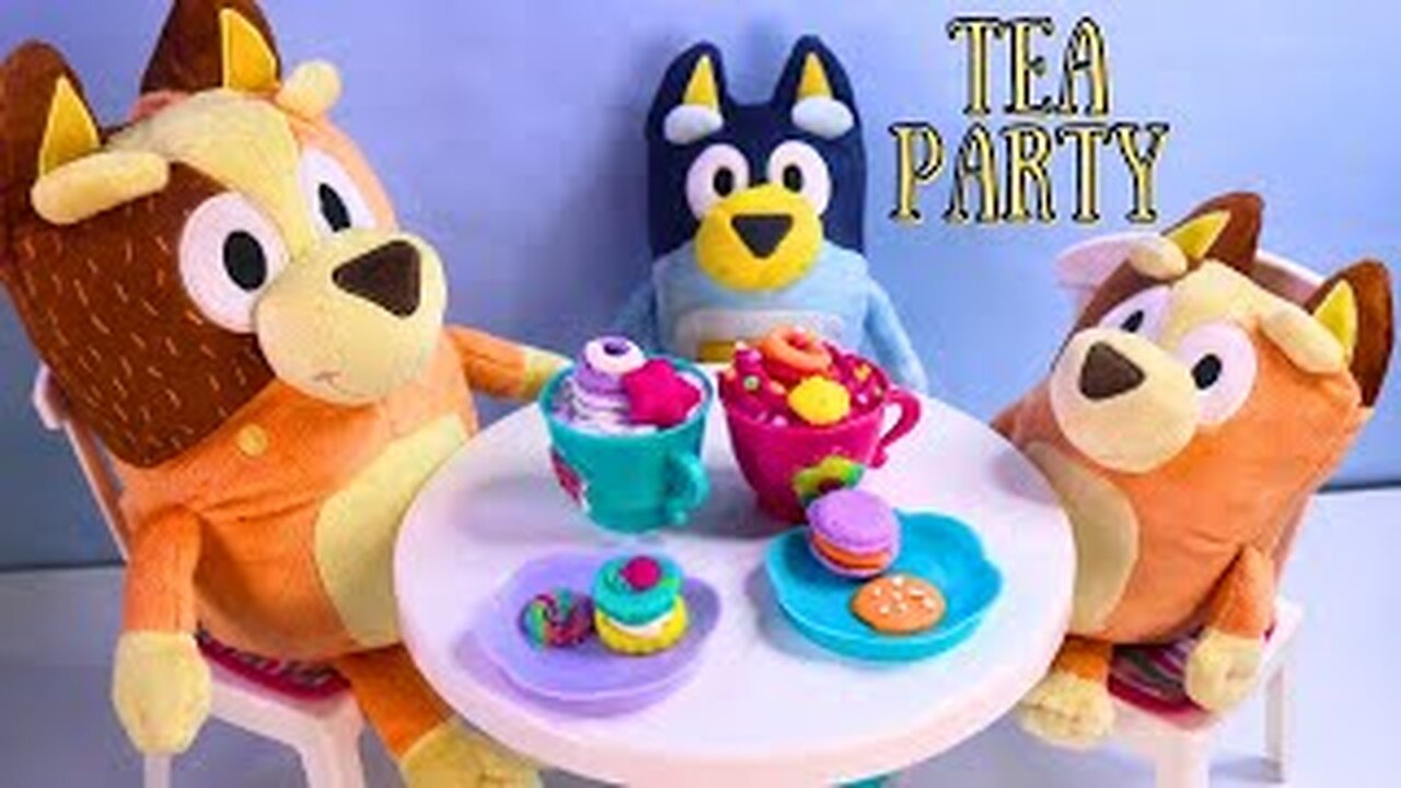 Bluey & Bingo’s Fancy Tea Party ☕ Pretend Play Fun for Kids!
