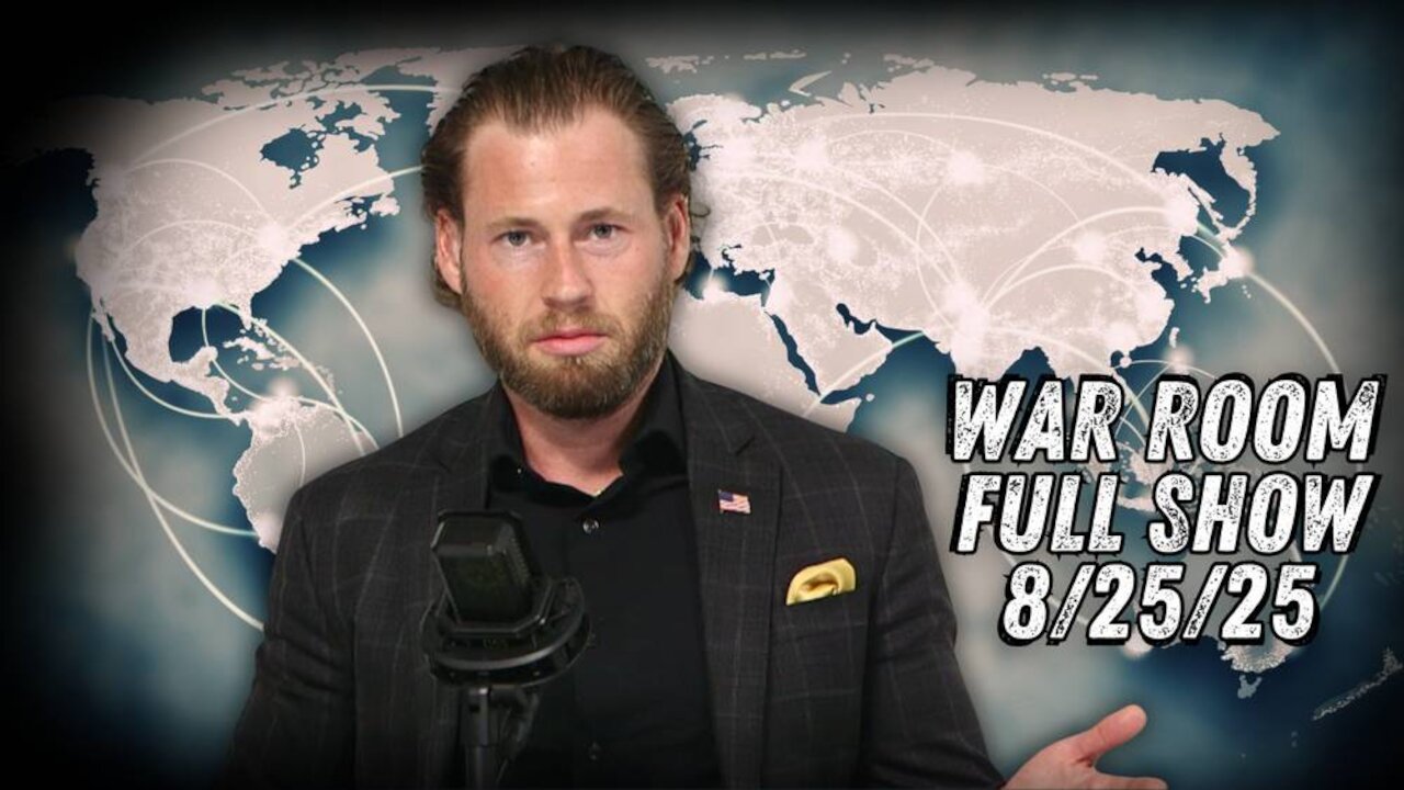 WAR ROOM WITH OWEN SHROYER - 8/25/2025: President Trump Announces Push for Global Peace with South Korean President from Oval Office in Epic Press Conference