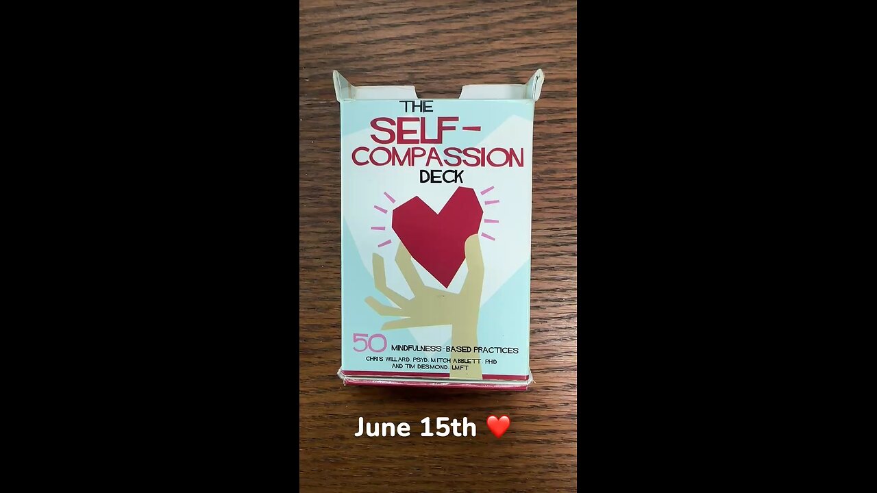6/15/25 card: me first