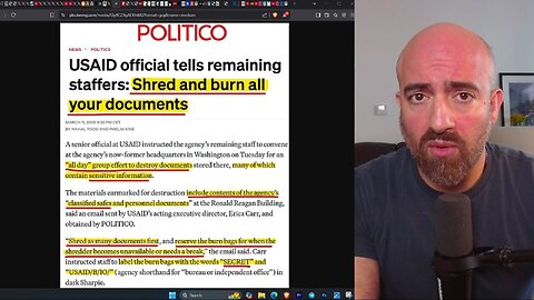 USAID Document Destruction