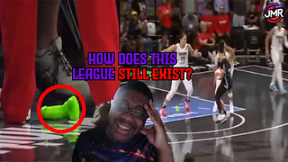 Green D*ldo THROWN on WNBA court stopping game, a JOKE league