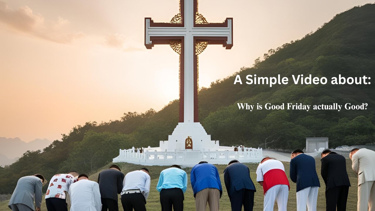 Why is Good Friday actually Good?