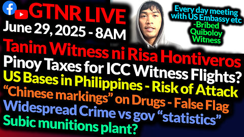 VP Sara Independent Foreign Policy | US Embassy meetings - Alias Rene | GTNR Ka Mentong Ka Ado