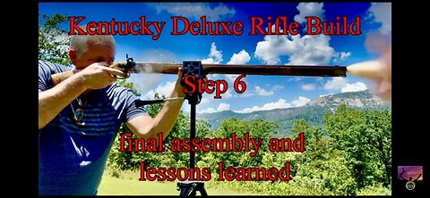Traditions Kentucky Deluxe Rifle kit build step 6