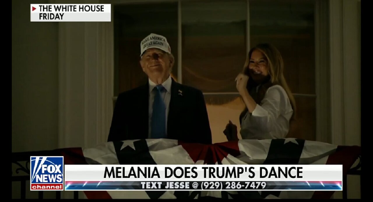 MELANIA DOES THE TRUMP DANCE