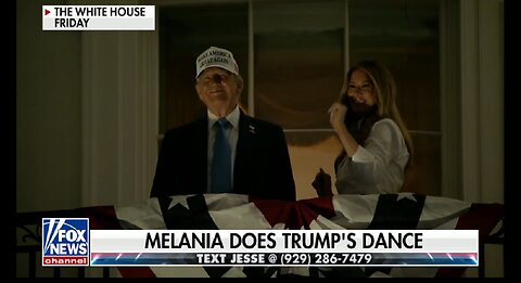 MELANIA DOES THE TRUMP DANCE