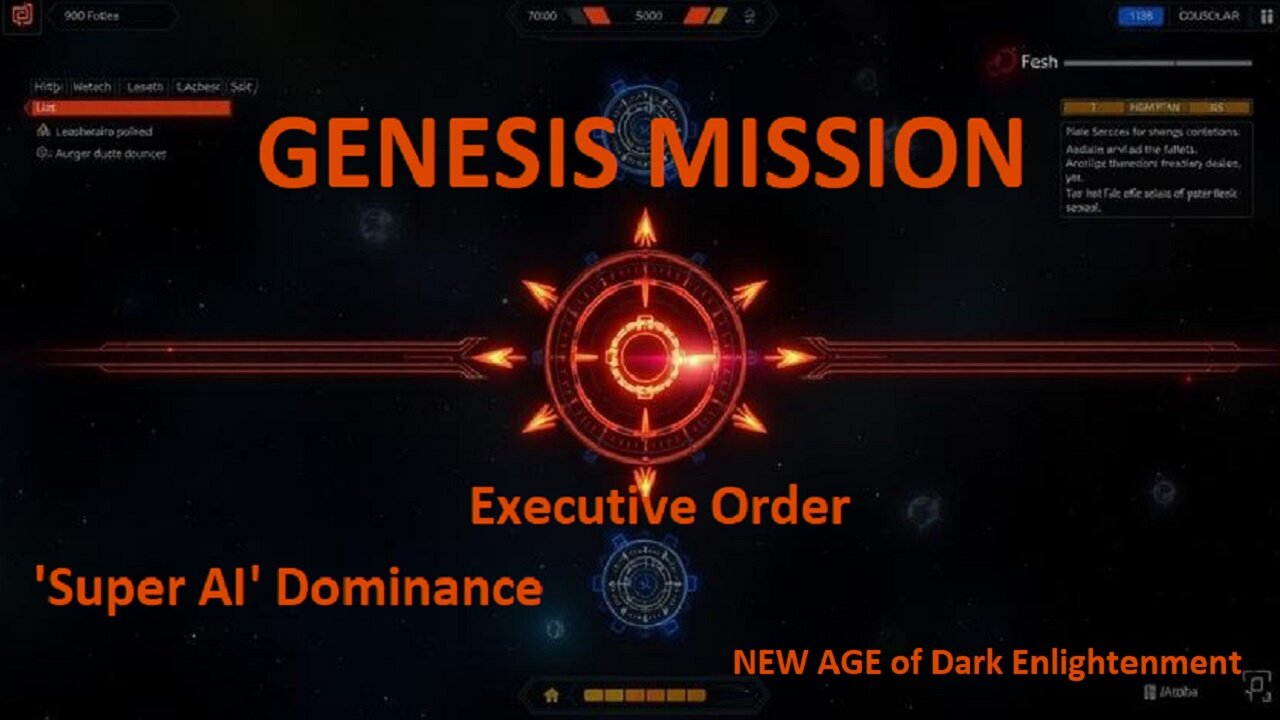 The 'Genesis Mission' - The Race for Super AI for global domination and control