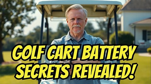 Watch This Before Replacing Your Golf Cart Batteries!