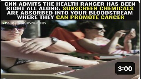 "Sunscreen Chemicals Absorbed into Bloodstream Potentially Promoting Cancer"