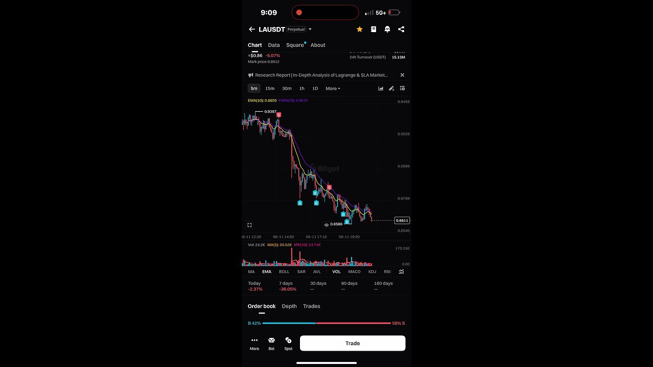 Bigly crypto short