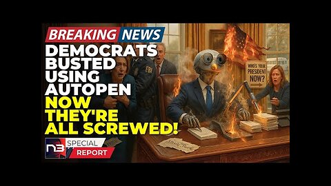 Breaking: Democrats Let A Friggin Autopen Run America—Now They're All Going To Prison