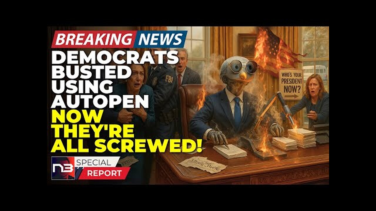 Breaking: Democrats Let A Friggin Autopen Run America—Now They're All Going To Prison