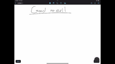 Good no evil