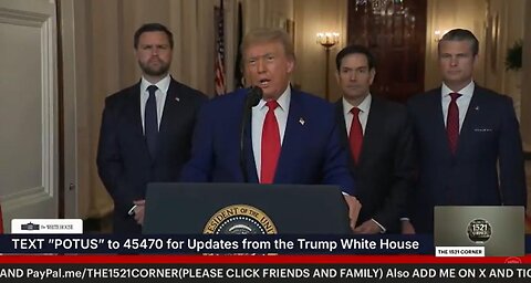 BREAKING: President Trump Addresses the Nation Following U.S. Attack on Iran's Nuclear Sites - 6/21/25