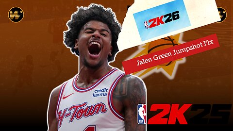 PERFECT Jalen Green Jumpshot FIX in NBA 2K25 – Unlock UNSTOPPABLE Shooting