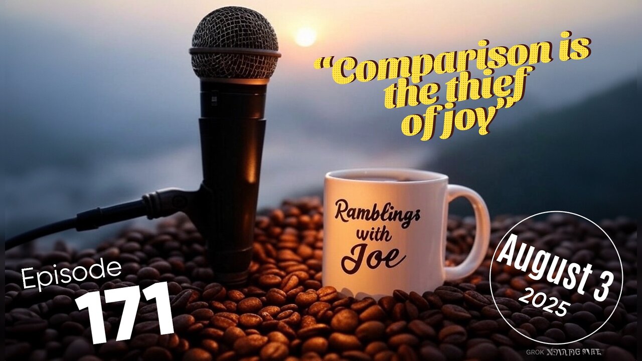 “Comparison is the thief of joy.”